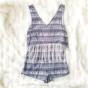 Fringed Romper